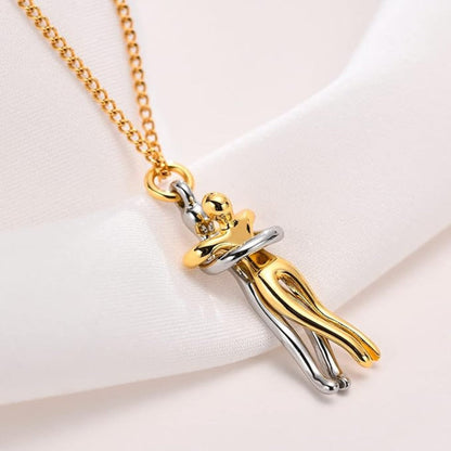 COLLAR PAREJA ABRAZO INFINITO