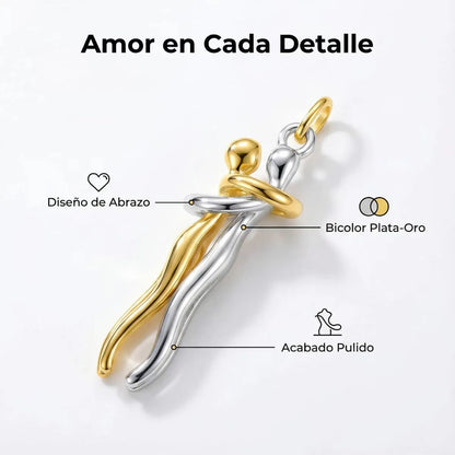 COLLAR PAREJA ABRAZO INFINITO