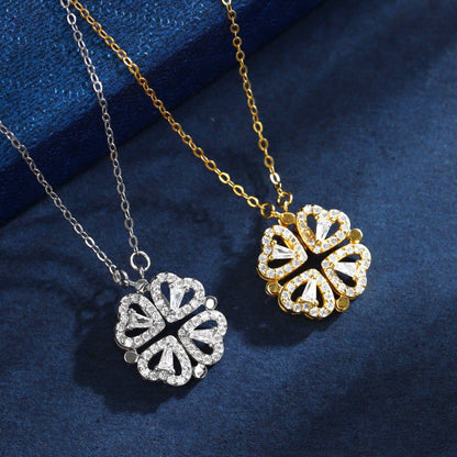 COLLAR TREBOL CORAZON